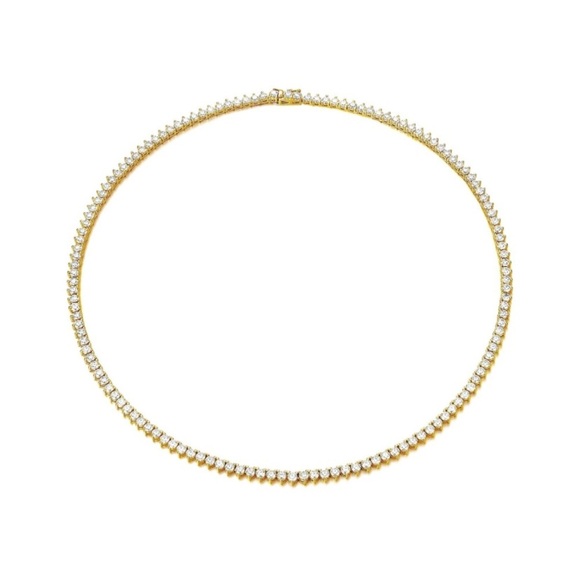 13 carat Diamond Tennis Necklace - Picture 1 of 12